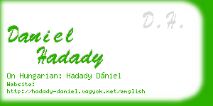 daniel hadady business card